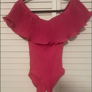 Boutique off the shoulder bodysuit